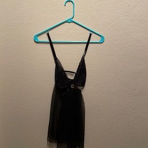 Victoria’s Secret black see through lingerie